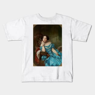 Amalia de Llano, a Spanish Countess and Author by Federico de Madrazo Kids T-Shirt